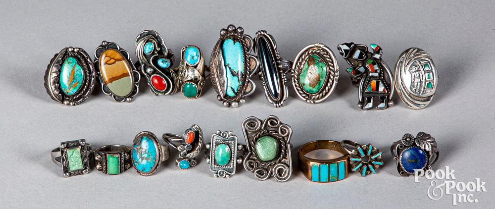 Appraisal: Group of Native American Indian jewelry Group of Native American