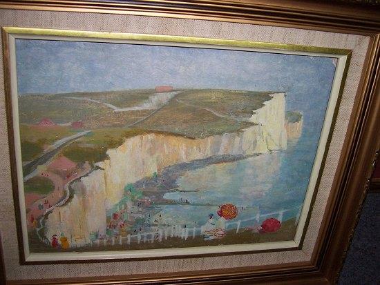 Appraisal: Rudolf Helmut Sauter A Sussex Cliff Saltdean signed and dated