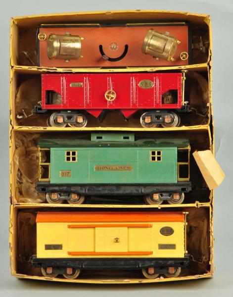 Appraisal: Lionel O Gauge Freight Car Gift Pack Description American Pre-war