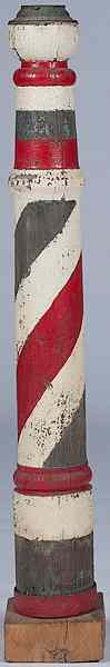 Appraisal: Barber Pole American late th early th century A barber