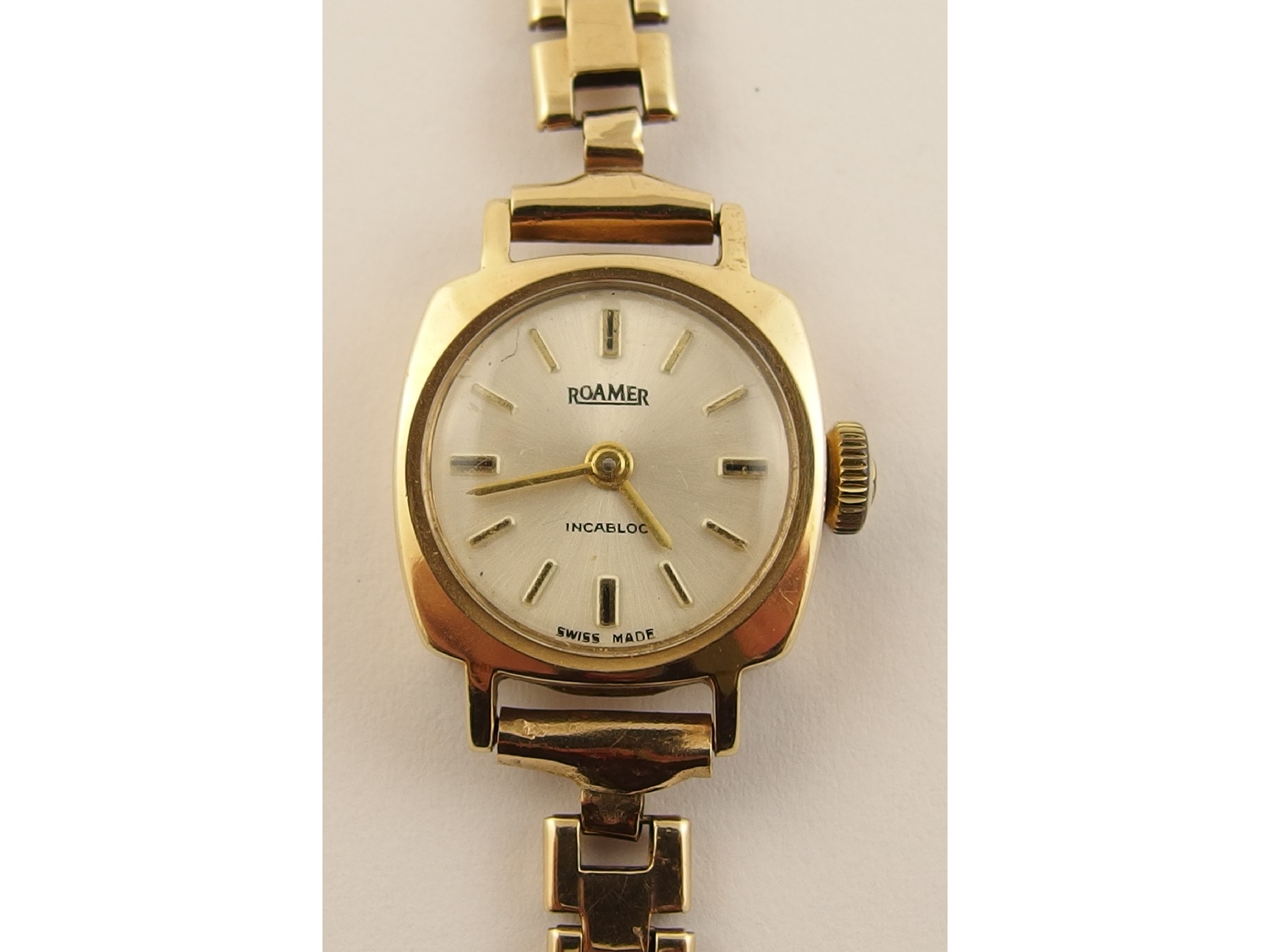 Appraisal: A ct ladies watch weight including mechanism gms