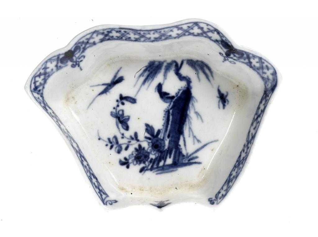 Appraisal: A WORCESTER HORS D'OEUVRES TRAY of typical segmental form and