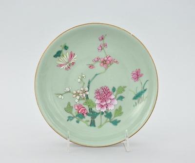 Appraisal: A Chinese Export Porcelain Dish With a celadon ground and