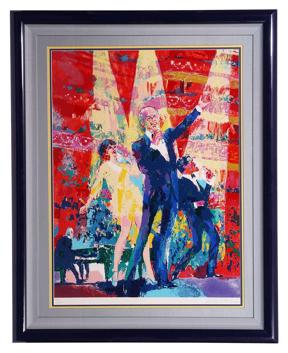 Appraisal: LEROY NEIMAN 'FRANK LIZA SAMMY' SERIGRAPHLeroy Neiman America - 'Frank