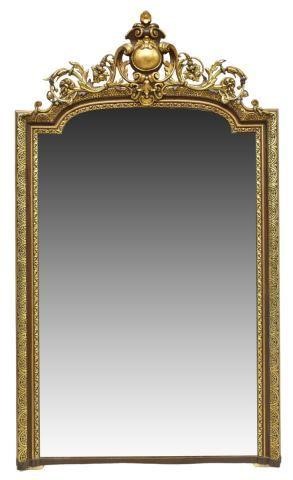 Appraisal: French Louis XV style parcel gilt mirror Maison Texier A