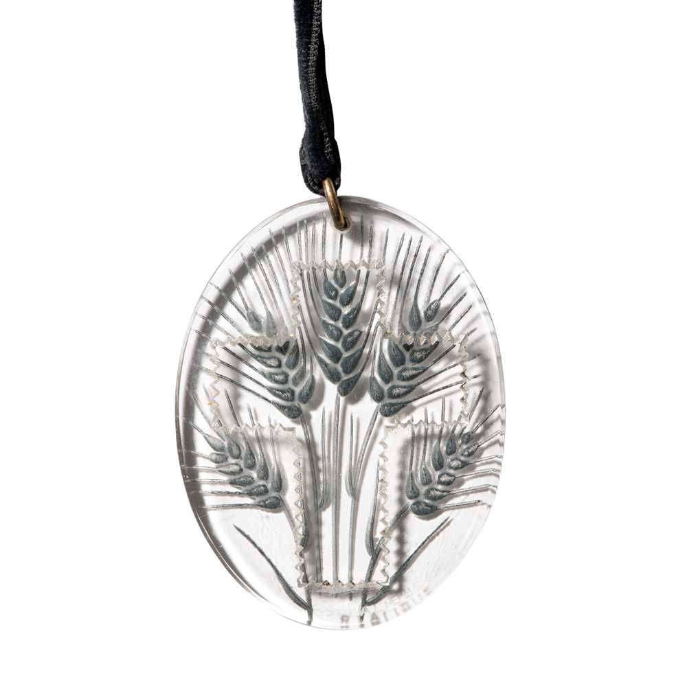 Appraisal: REN LALIQUE FRENCH - CROIX PIS PENDANT NO designed clear