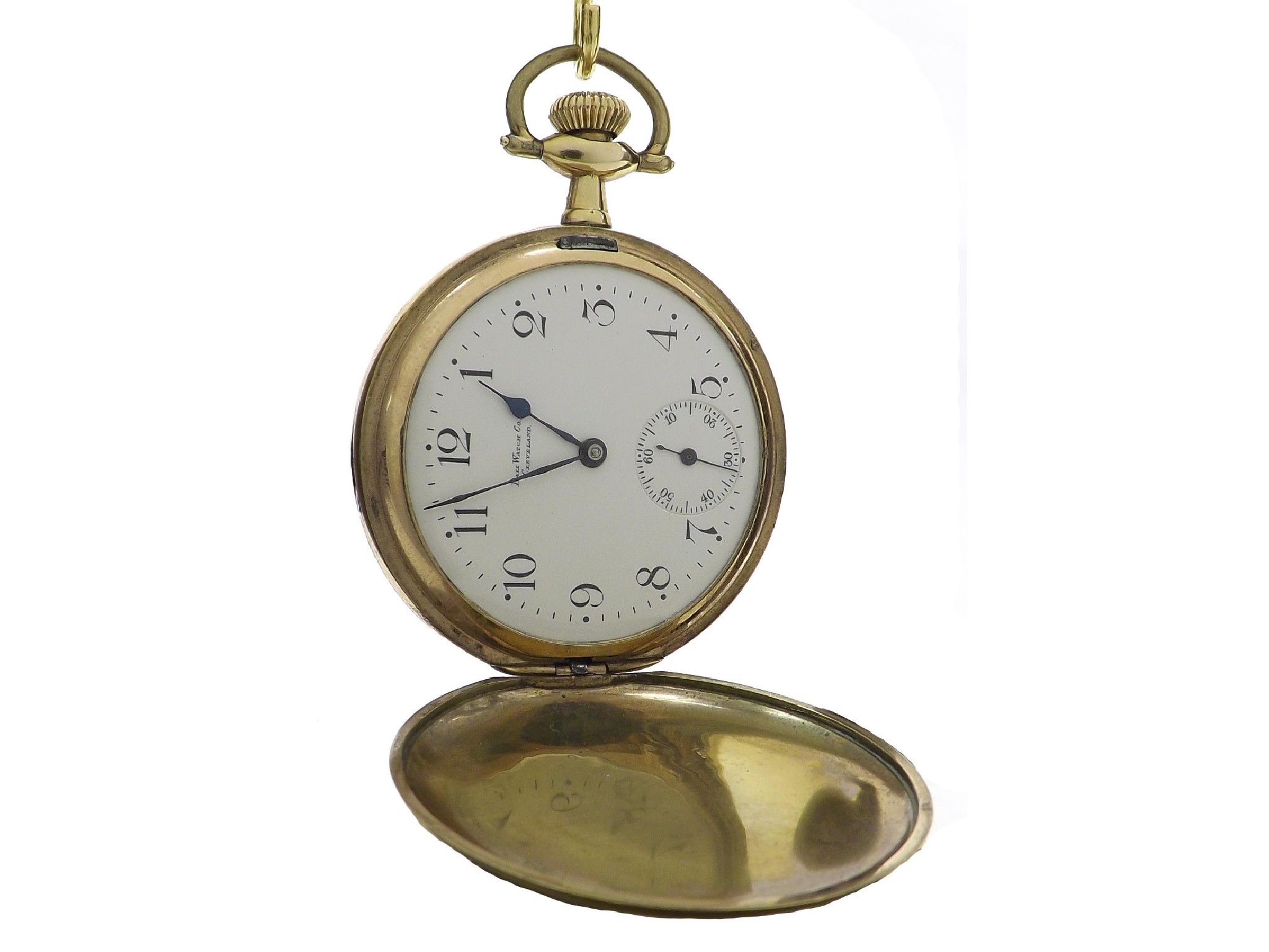 Appraisal: Ball Watch Co Cleveland lever gold filled hunter pocket watch