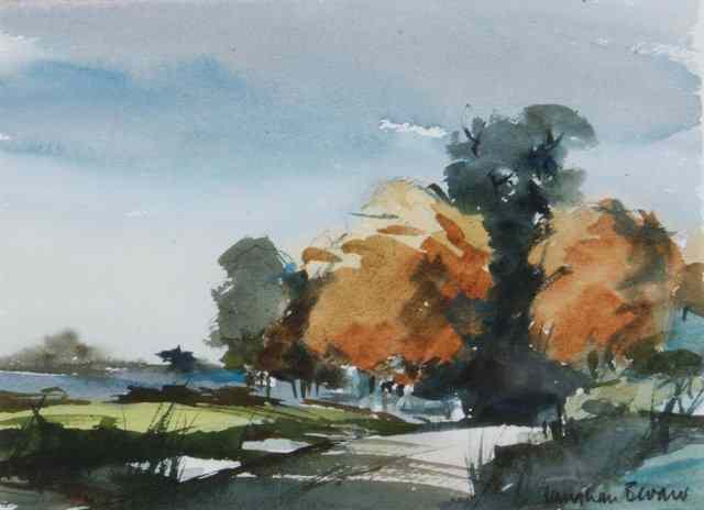 Appraisal: VAUGHAN GWILLIM BEVAN b Autumn Landscape signed lower right watercolour