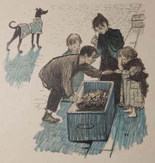 Appraisal: Theophile-Alexandre Steinlen Swiss - - ''Jolie Societe'' Crauzat - lithograph