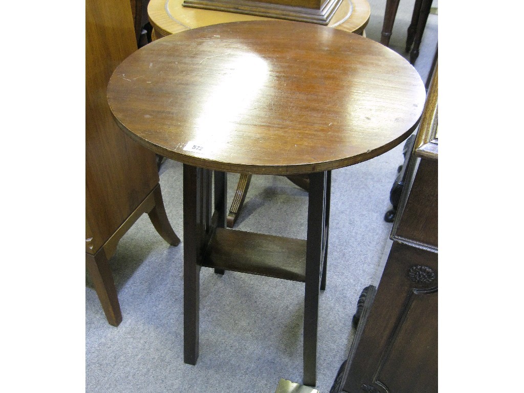 Appraisal: Arts and Crafts circular occasional table