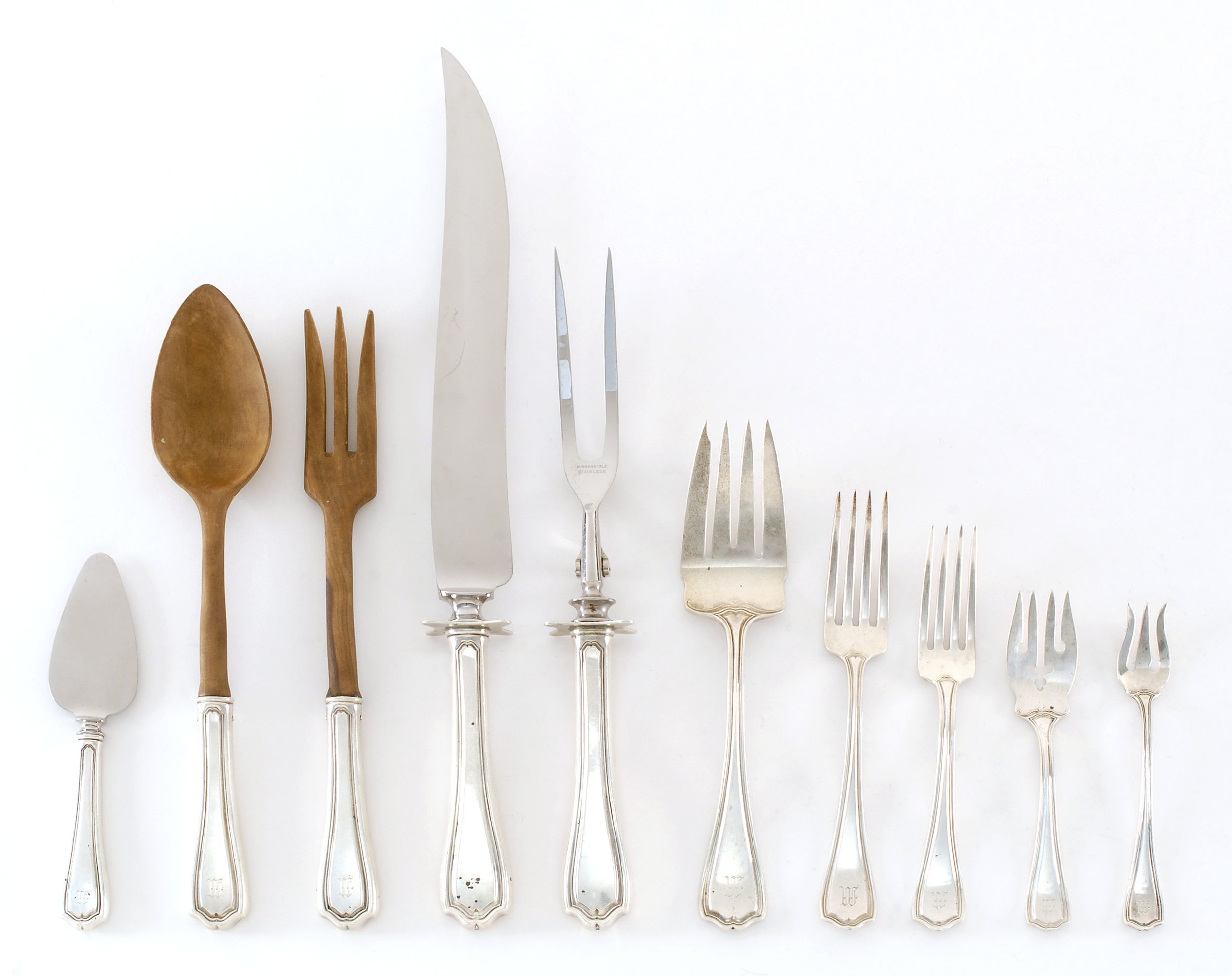 Appraisal: PARTIAL STERLING SILVER FLATWARE SET BY REED BARTON In the