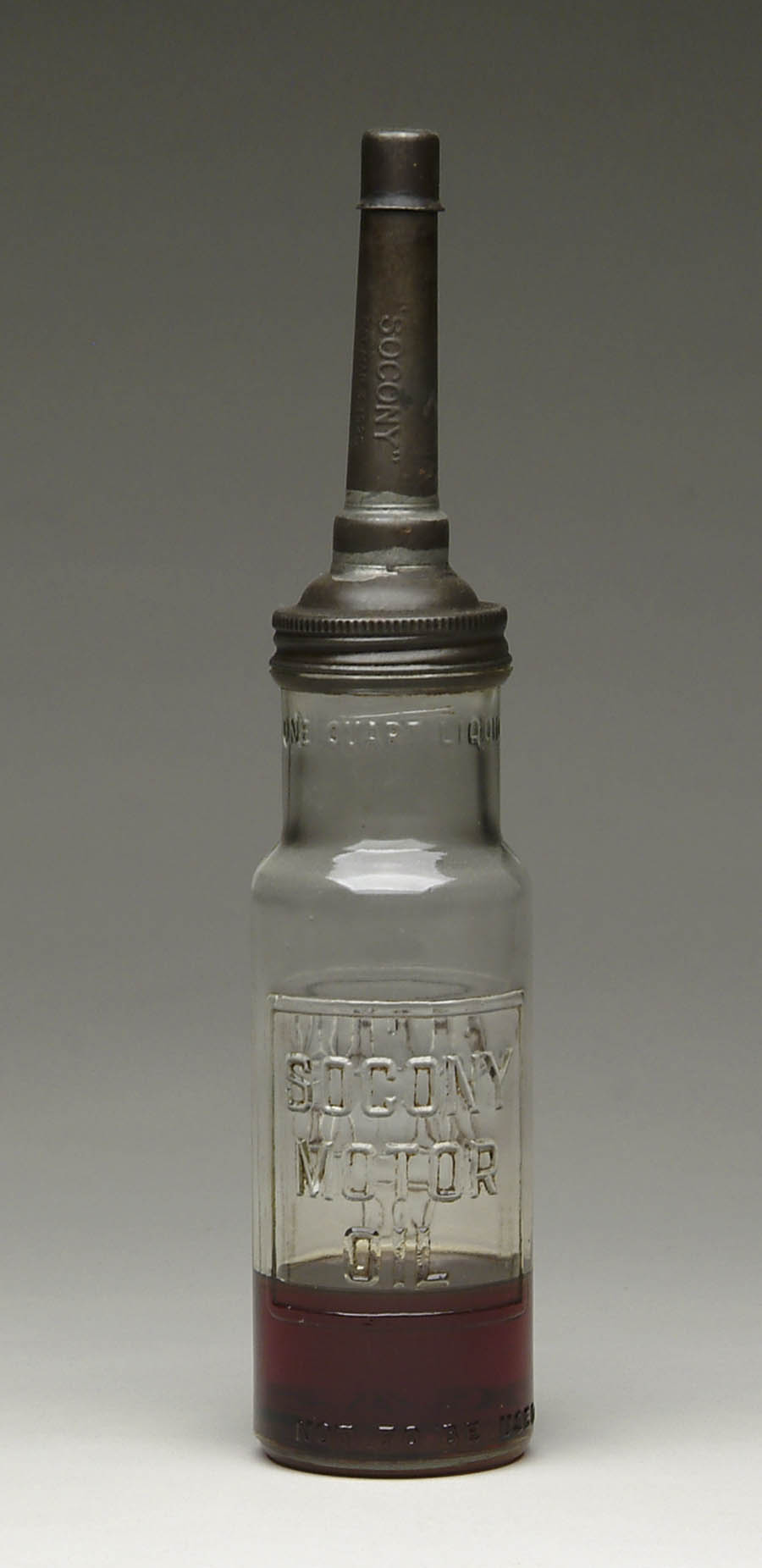 Appraisal: SOCONY MOTOR OIL QUART BOTTLE Embossed one quart glass motor