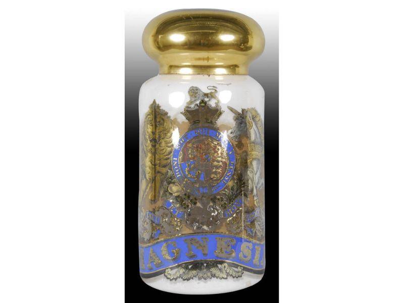 Appraisal: Pharmacy Apothecary Show Display Jar with Lid Description '' T