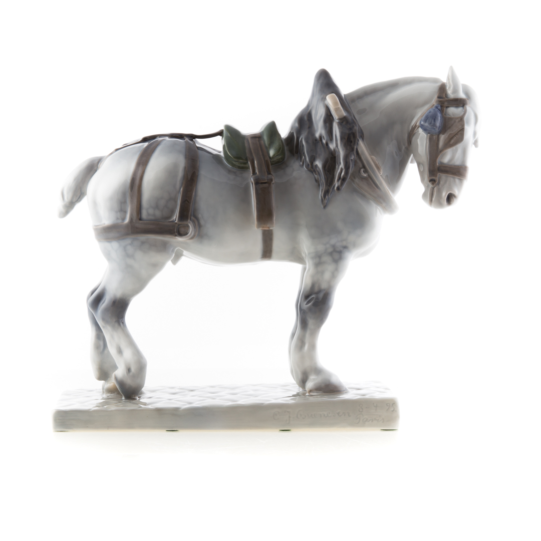 Appraisal: Royal Copenhagen Percheron Cart Horse designed by Carl J Bonnesen