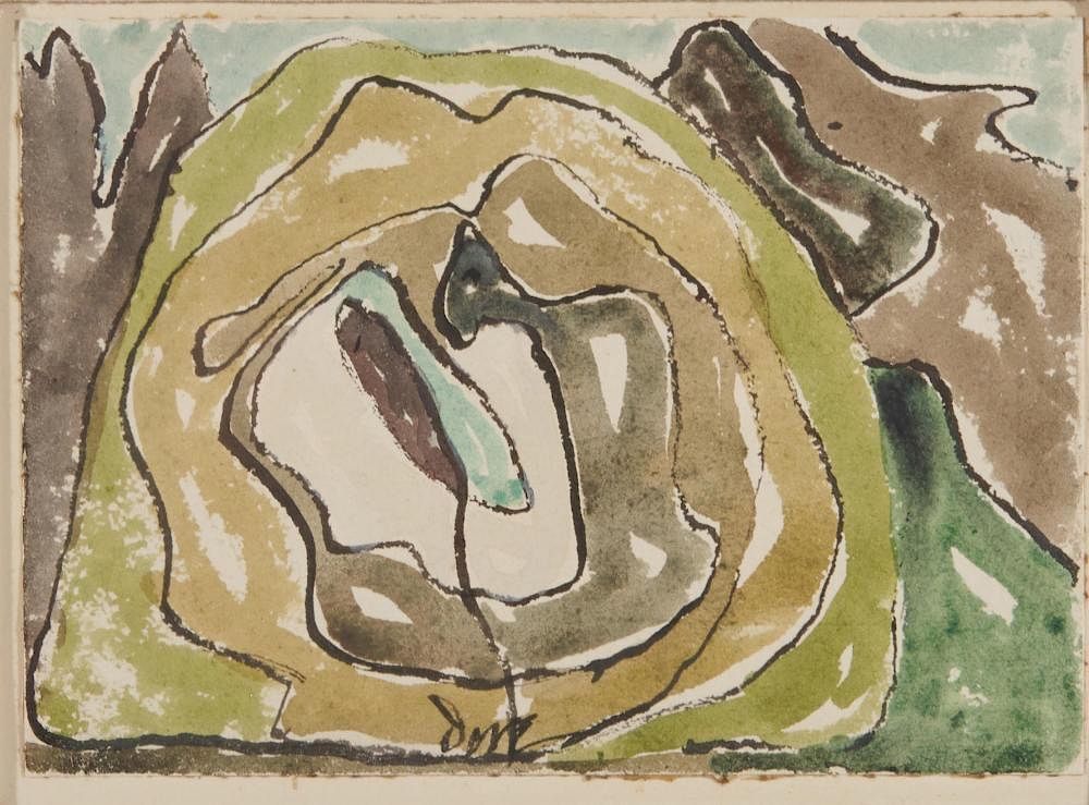 Appraisal: ARTHUR GARFIELD DOVE American - Centerport Series watercolor ARTHUR GARFIELD