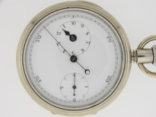 Appraisal: Auburndale four second timer pin lever escapement patents running chronograph