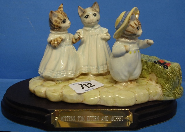 Appraisal: Beswick Beatrix Potter Tableau Mittens Tom Kitten Boxed with Certificate