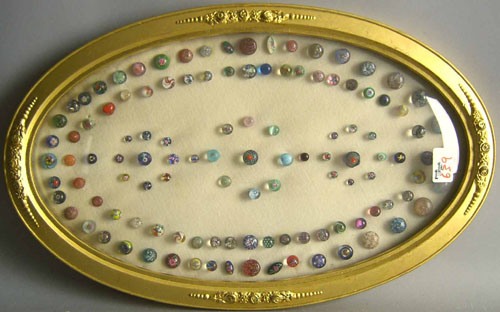 Appraisal: Group of framed marbles