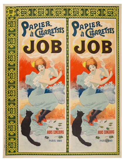 Appraisal: GEORGES MEUNIER - JOB PAPIER CIGARETTES x inches x cm