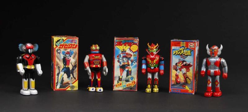 Appraisal: Lot of Superhero Toys Description Japanese All are working Includes