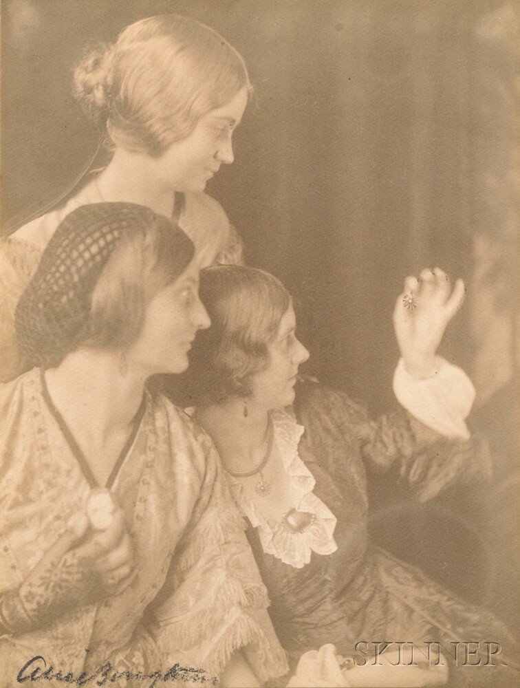 Appraisal: Alice Boughton American - Three Photographs of the Fuller Sisters