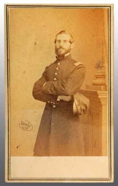 Appraisal: Brigadier General Adam Jacoby Slemmer CDV Description standing view with