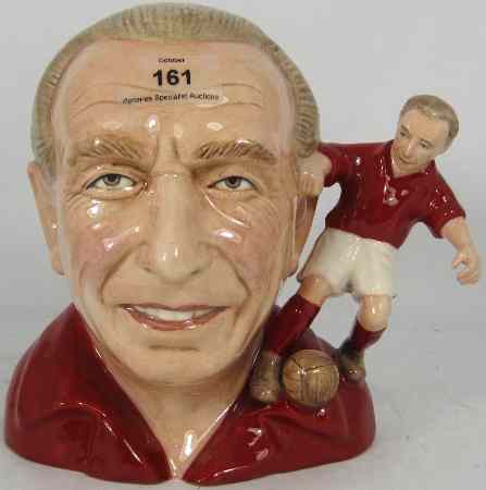 Appraisal: Bairstow Manor large Character Jug Stanley Matthews Character Jug modelled