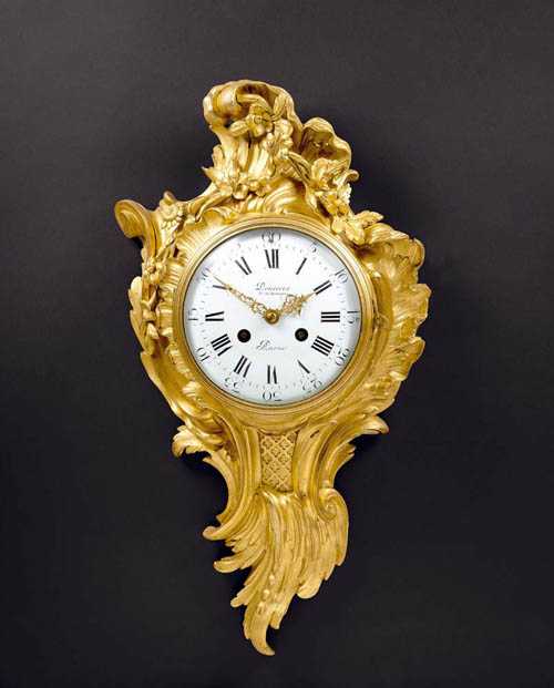 Appraisal: CARTEL CLOCK late Louis XV the dial and movement signed