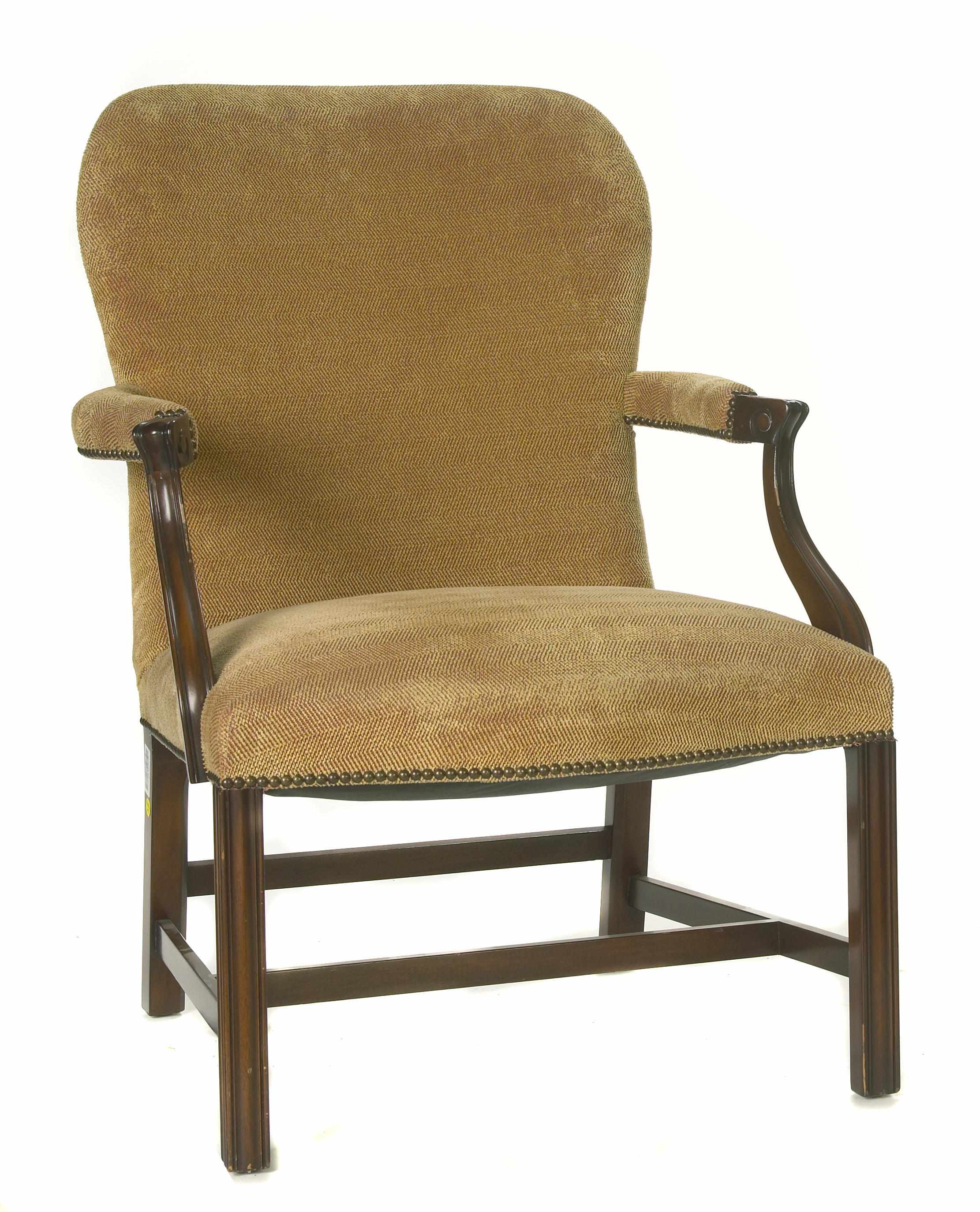 Appraisal: A George III style mahogany armchair height in width in