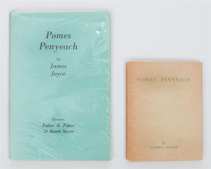 Appraisal: JAMES JOYCE POMES PENYEACH Shakespeare and Company Paris and Pomes