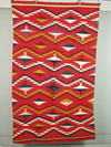 Appraisal: BLANKET - x - Fine woven Native American Germantown blanket