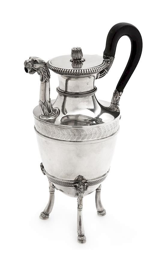 Appraisal: A French Silver Coffee Pot Jean-Baptiste-Claude Odiot Paris First Quarter