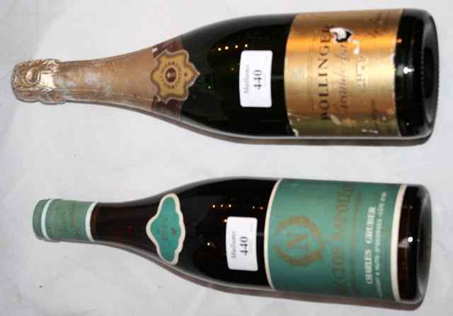 Appraisal: X BOTTLE BOLLINGER GRANDE ANNEE CHAMPAGNE and x bottle Fixin