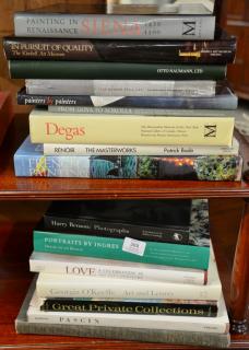 Appraisal: Lot of seventeen coffee table books to include Stuacey's French