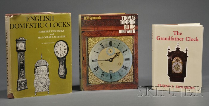 Appraisal: Three Titles on English Clockmaking including R W Symonds Thomas