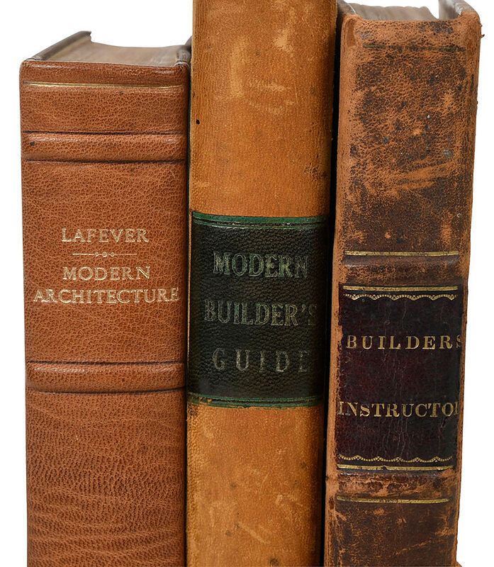 Appraisal: Three Minard Lafever Architectural Titles Minard Lafever American - his