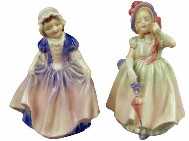 Appraisal: Superb pair of Royal Doulton figurines marked HN entitled Dinky