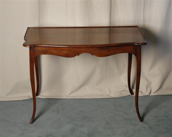 Appraisal: An E th C Continental Mahogany Serving Table two-board top