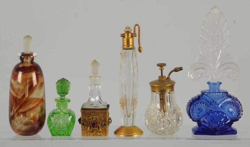 Appraisal: Lot of Glass Perfume Bottles Made in USA Includes one