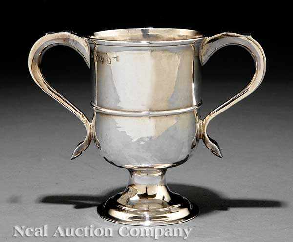 Appraisal: A George III Sterling Silver Cup probably John Landlands John