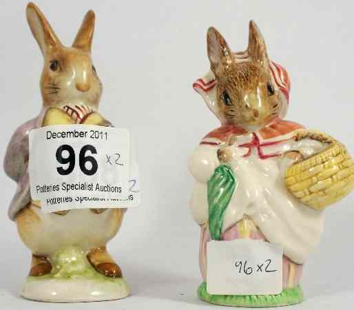 Appraisal: Beswick Beatrix Potter Figures Mr Benjamin Bunny and Mrs Rabbit