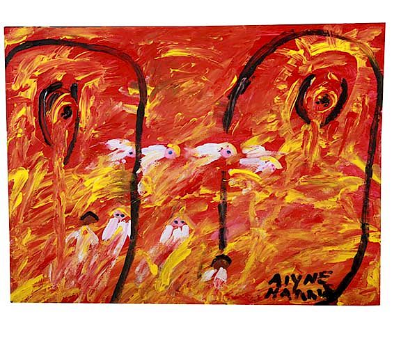 Appraisal: Outsider Art Alyne Harris Eyes of the Devil Harris Alyne