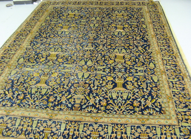 Appraisal: PERSIAN KERMAN-KASHANI CARPET ' x '