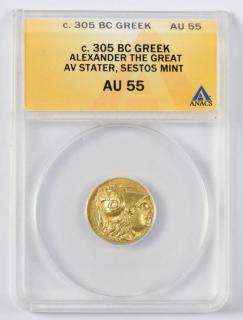 Appraisal: Alexander the Great AV Stater Coin Sestos Mint Greek Macedon