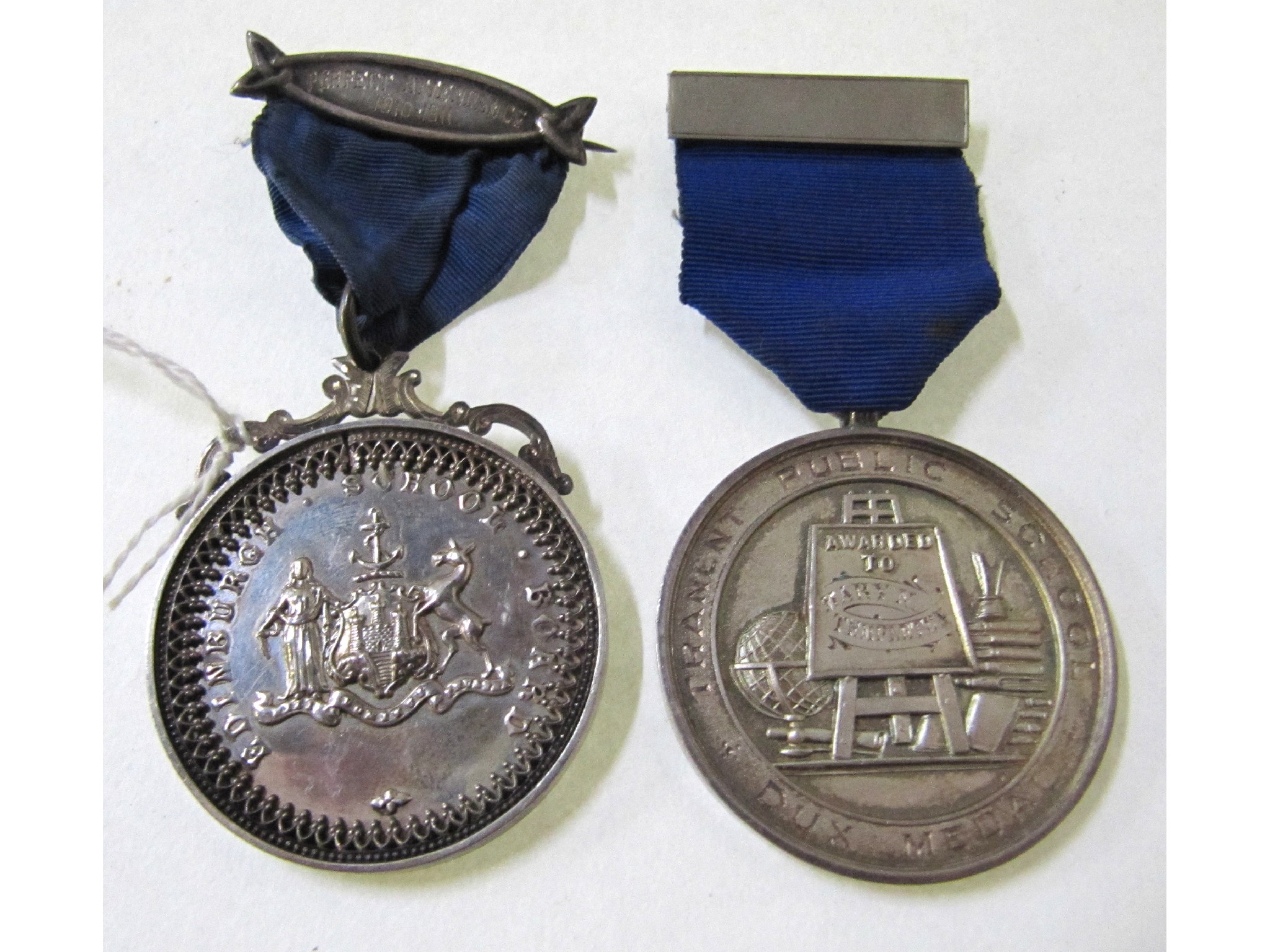 Appraisal: A lot comprising a silver school dux medal to Mary