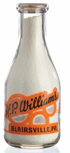 Appraisal: H P Williams Milk Bottle Description Blairsville PA Condition Excellent