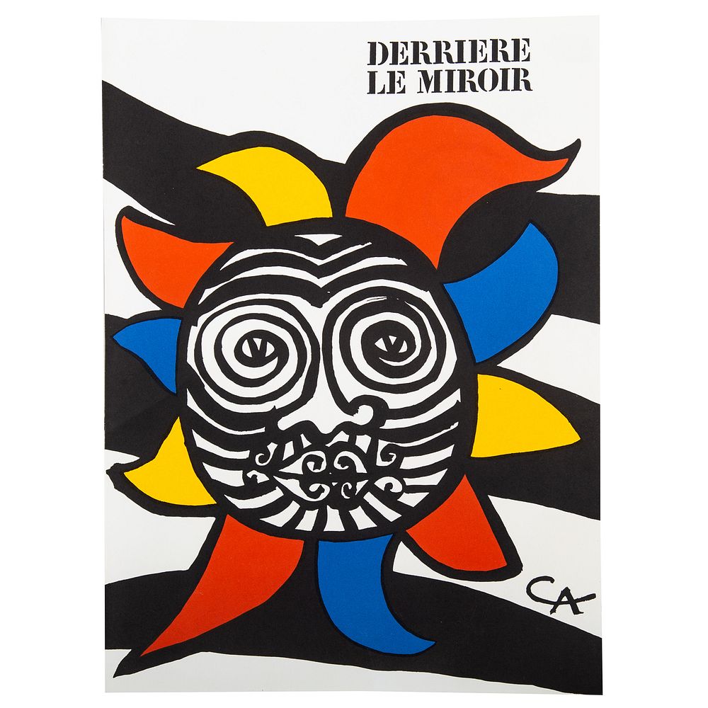 Appraisal: Alexander Calder Composition lithograph American - Lithograph in colors from