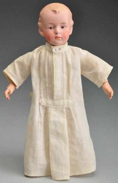 Appraisal: Gebr Heubach Character Doll Description German bisque socket head incised