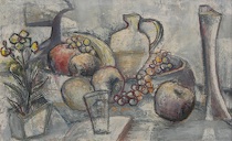 Appraisal: Weiser American th Century Abstract still life Oil on board