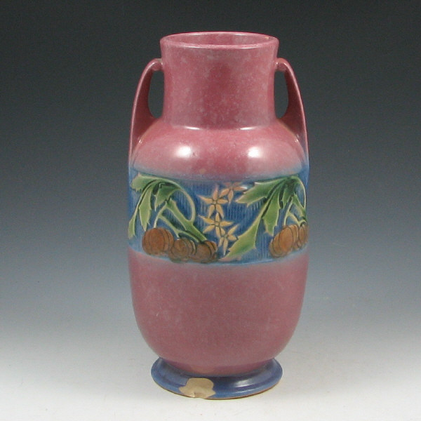 Appraisal: Roseville Baneda - Vase Roseville Baneda - vase in plum